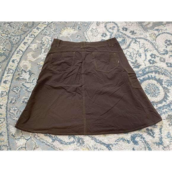 KÜHL Brown Hiking Skirt Women’s Size 10 Outdoor Travel Utility Cargo - Picture 5 of 7